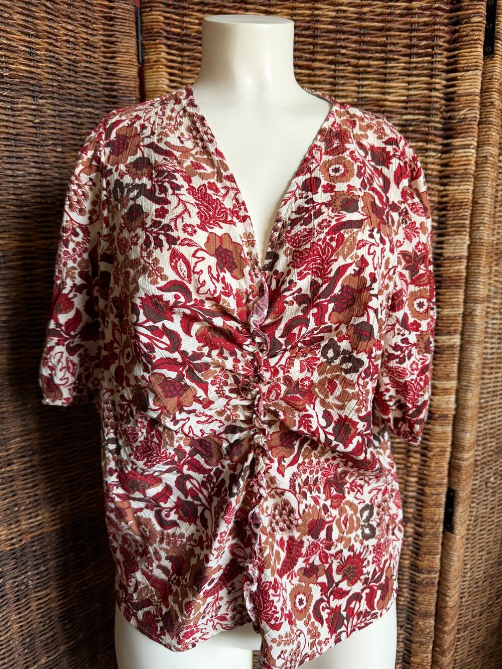 Sam Edelman Women's Floral Blouse, size M